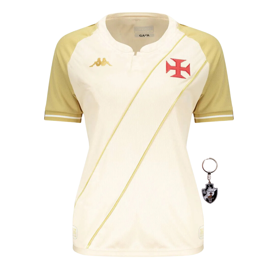 Camisa do Vasco 2024/25 Third - Feminina + Chaveiro de Brinde