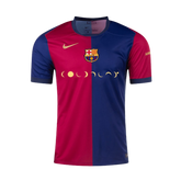 Camisa Barcelona 24/25 COLDPLAY - Masculina - Modelo Torcedor - Azul