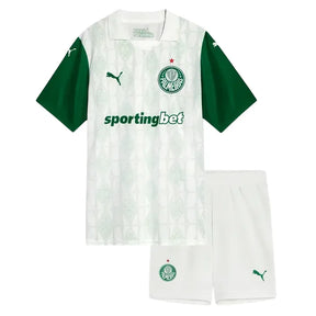 Conjunto Infantil Palmeiras II 25/26 - Branco