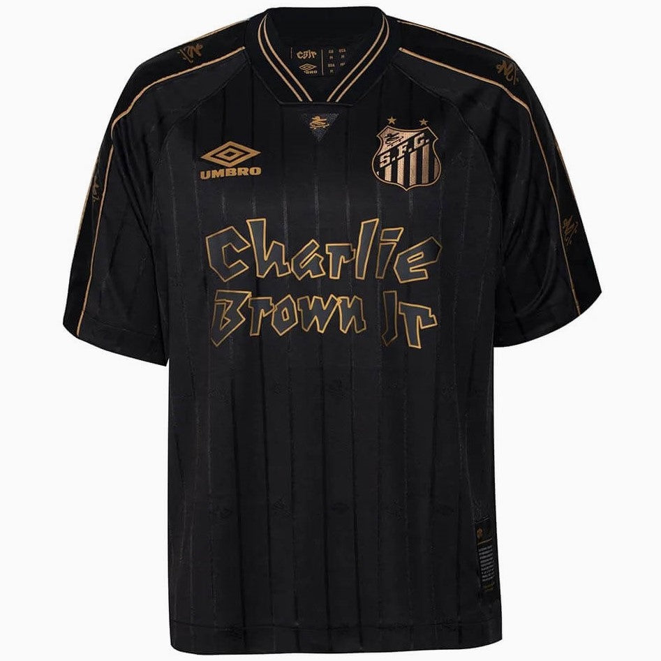Camisa do Santos FC x Charlie Brown Jr 2024/25 - Masculina Edição Limitada + Chaveiro de Brinde